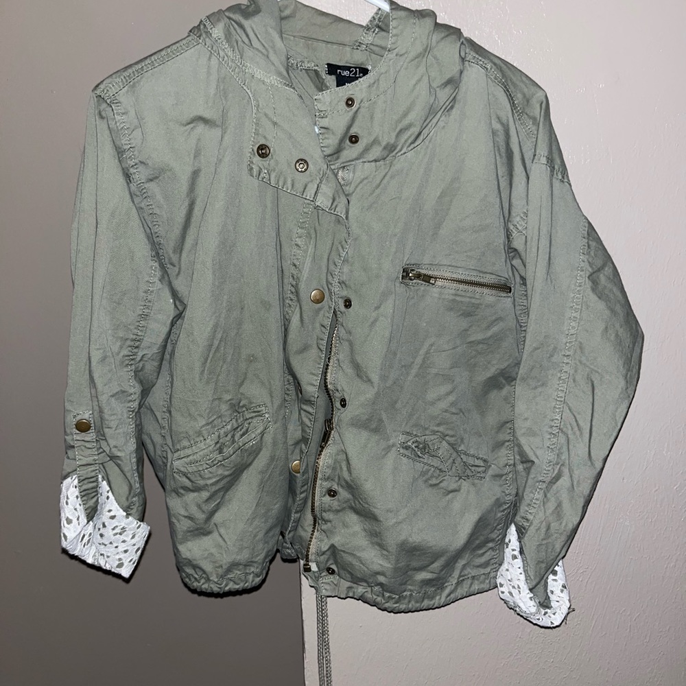 Green light stylish jacket